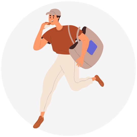 Websitebesucher-Typ hektische Hannah