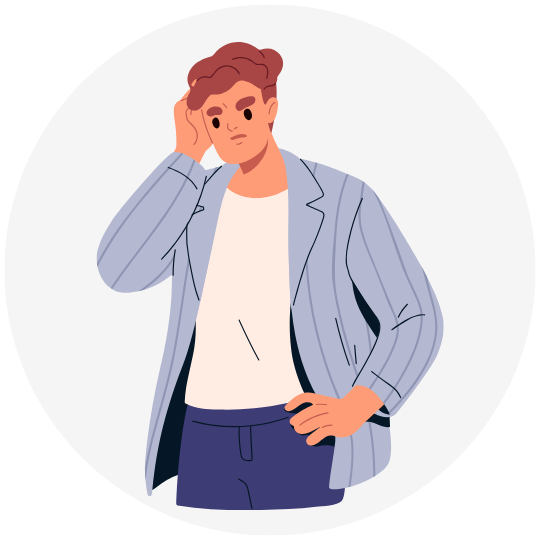 Websitebesucher-Typ neugieriger Norbert